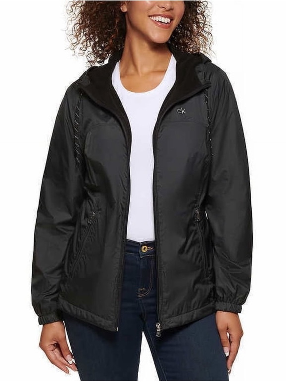 Calvin Klein Ladies' Windbreaker Fleece Lined Jacket